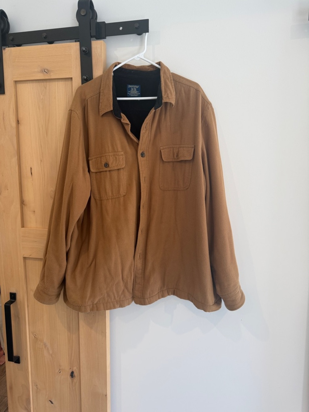 Men's Brown Overshirt Jacket - Casual Workwear